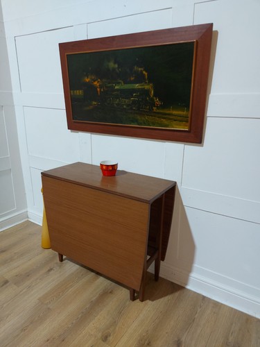 Retro teak gatleg table - gatleg,