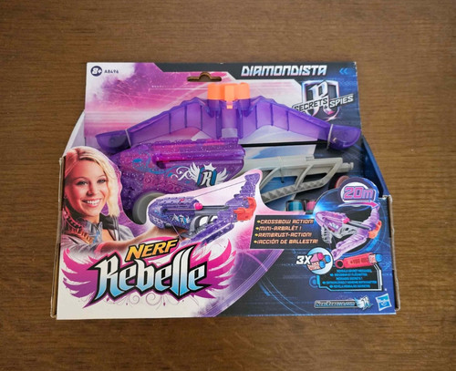 Nerf rebelle diamondista - nerf,