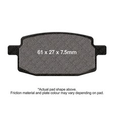 EBC Scoot Org Brake Pads Black