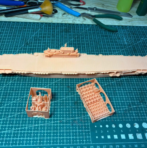 Printed 700 uss - printed, 1/700