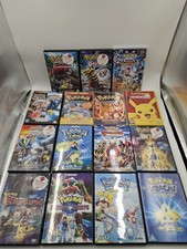 15x Pokemon DVDs Anime Movies and Series Collection cert U - PG untested