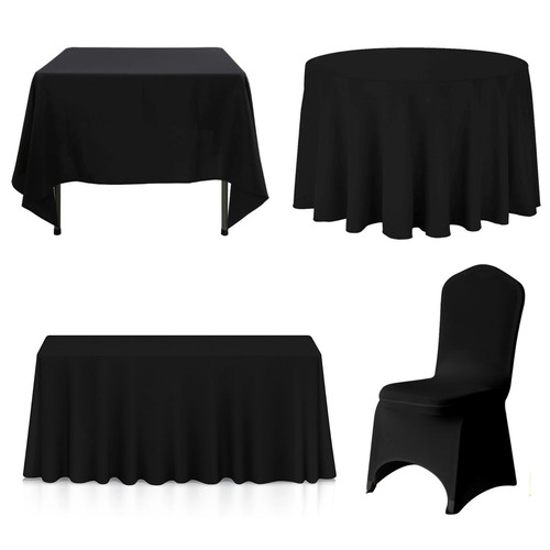 Table cloth chair covers - table,