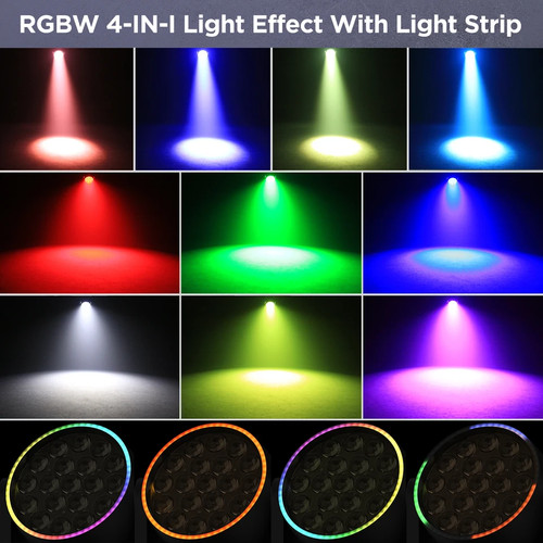 Leleght 2pcs 19x20w moving - leleght,