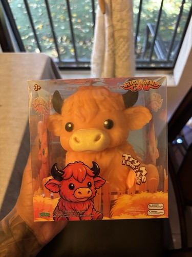 Highland cow squishy toy - cow, five