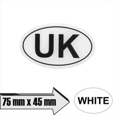 3D Oval Gloss Sticker Domed