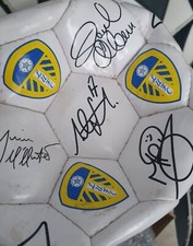LEEDS UNITED SIGNED FOOTBALL