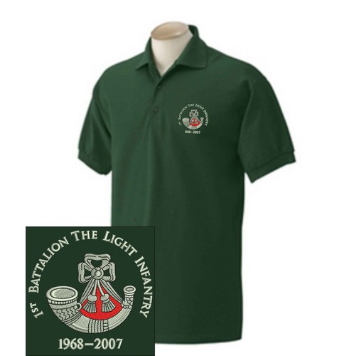The light infantry embroidered - light,