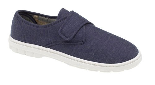 Mens wide fit canvas shoes - wide,