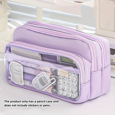 Clear Transparent Pencil Case