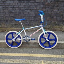 Whitefield Pro Tuff Old School BMX Bike White/Blue Limited Edition of 10  Skyway