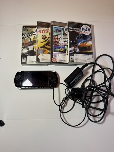 Sony psp 3000 black console - sony,