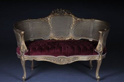 Pretty baroque bench sofa - baroque,