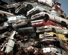 1962 JUNK CARS SALVAGE YARD