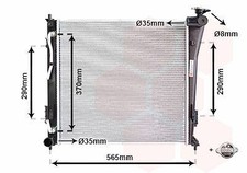 Radiator Fits Hyundai i40