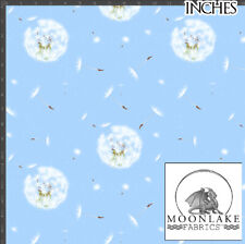 Floral Dandelion Clock  100% Quality Cotton Poplin Fabric *Exclusive*