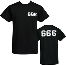 Team Satan Mens Gothic T-Shirt 666 Football Satanic Baphomet Devil