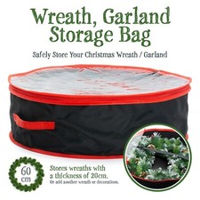 Christmas Wreath Bag Zipped