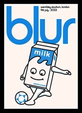 Blur Wembley London 2023 A3 A4