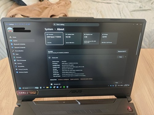 Asus tuf gaming a15 ryzen - asus,