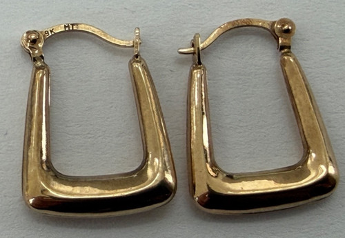 Vintage 9ct gold creole - 9ct,