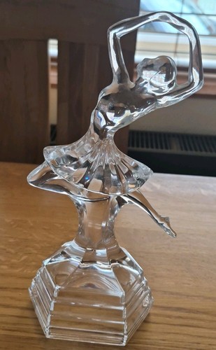 Crystal glass ballerina - crystal,