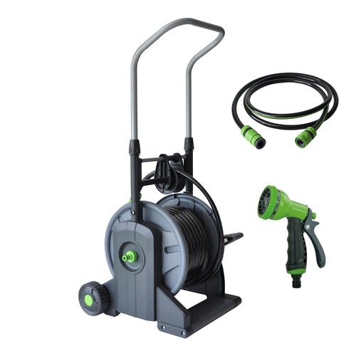 Garden hose reel cart - hose,
