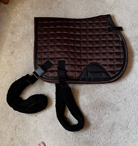 Quilted saddle pad numnah - quilted, pad/numnah
