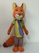 Disney Store Nick Wilde Fox Zootropolis Zootopia Stuffed Animal Plush VGC