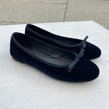 Hobbs London Navy Blue Velvet