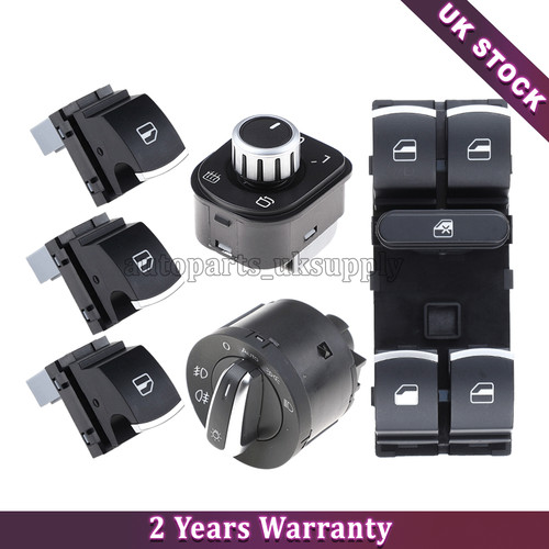 6pcs headlight switch chrome - switch,