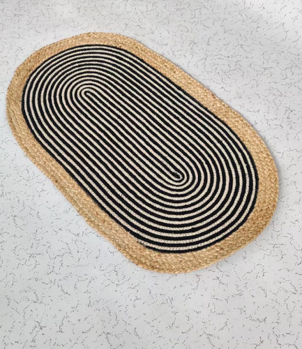 Indian oval rug natural - indian,