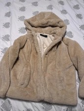 Zara Teddy Borg Short Hooded