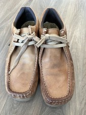 Base London Storm Waxy Brown Moccasin Loafers Casual Shoes Mens UK 10