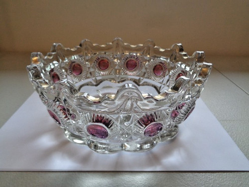 Antique lead crystal sweet - lead,