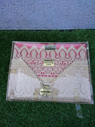 Vtg pure irish linen french - vtg, linen&french