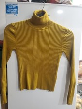 Zara Mustard Yellow Ribbed