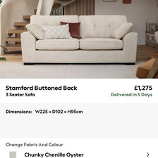 NEXT Stamford Buttoned Back 3