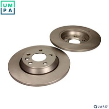 2x BRAKE DISC QD8445 FOR VW
