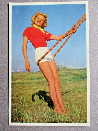 1950s postcard blonde - blonde, in