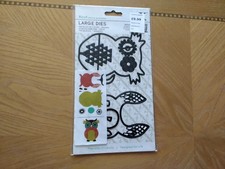 Cut Large Cutting Die. Owl Template For Cardmaking