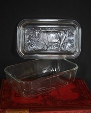 Luminarc Glass Cow Butter Dish