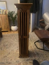 Solid Oak Cd/ DVD Storage Unit