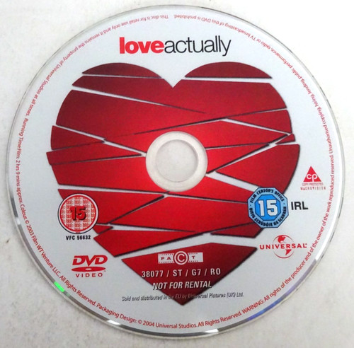 Love actually dvd disc only - love,
