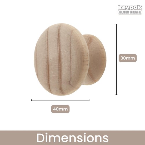 Pack classic wooden knobs - pack,