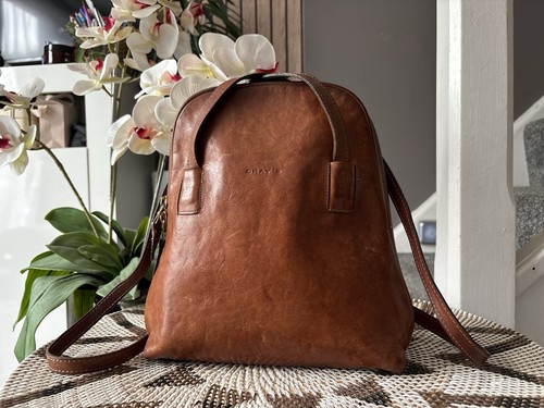 Real tan brown leather - tan,