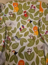 John Lewis Little Home Blackout Monkey Giraffe Jungle Curtains W46 X L72 inches 