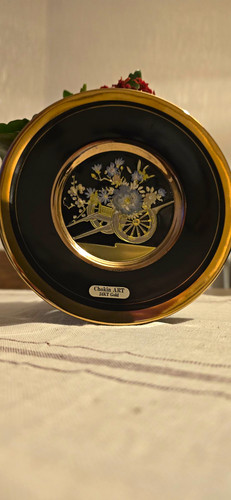 Chokin art 24kt gold - chokin,