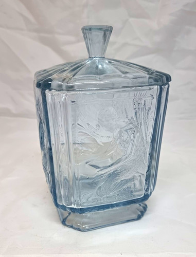 Antique sowerby art deco blue - sowerby,