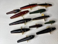 12 Vintage Brass Devon Minnows