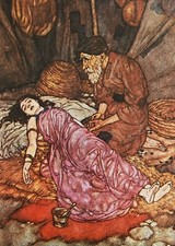 Edmund Dulac Mounted Vintage